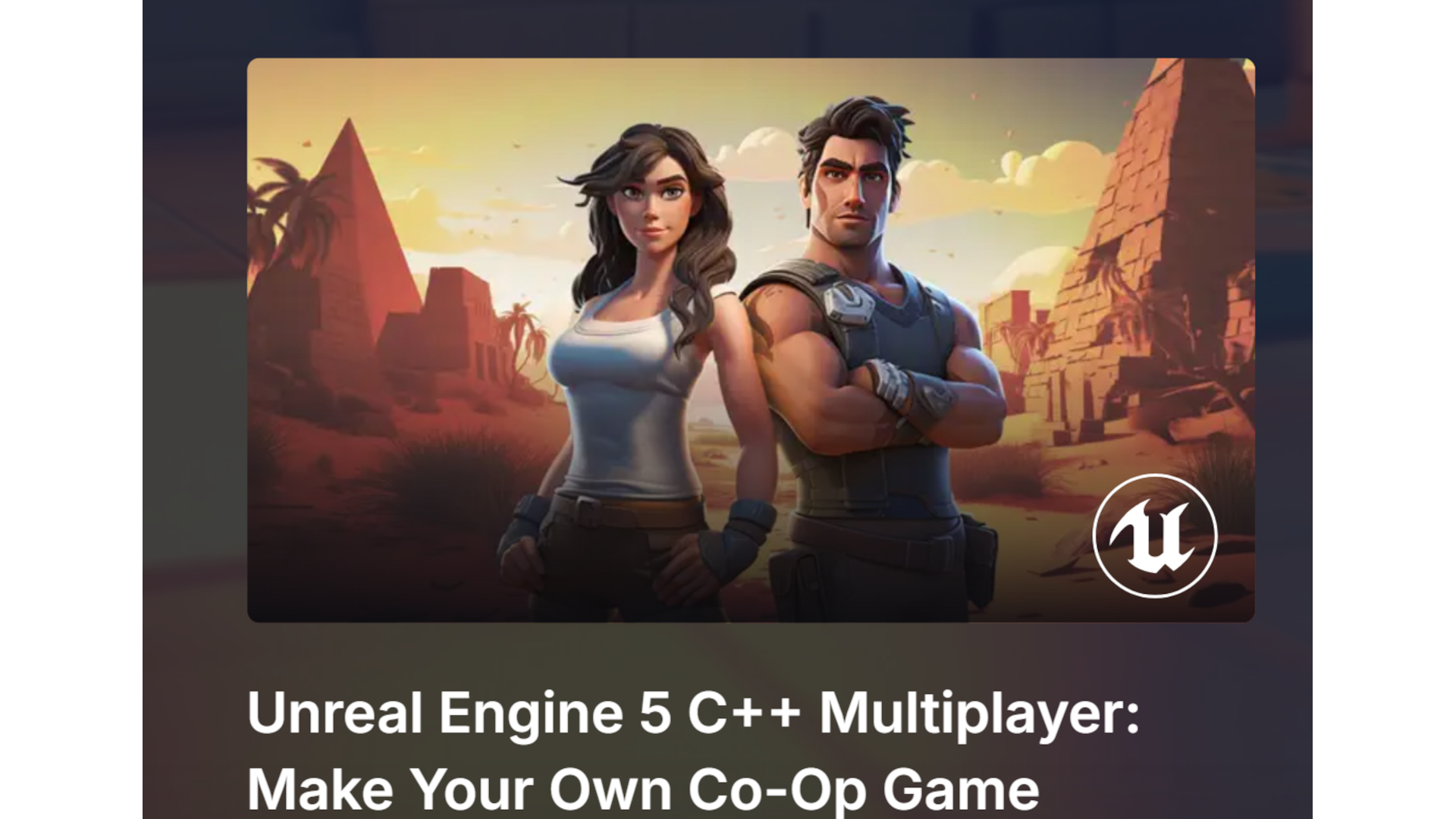 Unreal GameDevTV Co-Op Game Cource